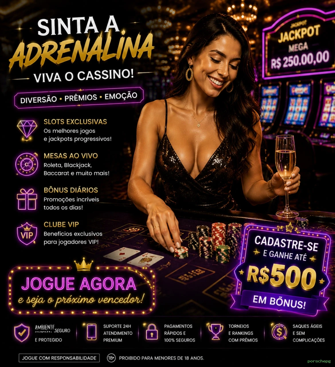 Slots online da porschepg com jackpots progressivos